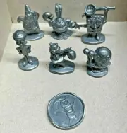 MONOPOLY SPONGEBOB SQUAREPANTS ORIGINAL 6 TOKEN SET & PLANKTON COIN REPLACEMENT