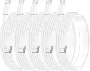 [Apple MFi Certified] iPhone Charger, BARMASO 5Pack USB-C Braided Charger Cable USB Type C Cable ​Fast Charging USB-A to Type-C Cord for iPhone 16/16 Pro/16 Plus/16 Pro Max/15/15 Pro/iPad Pro/Air/Mini