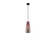 LAMINA Pendant Lamp Light Interior ES Copper Coloured Glass Ellipse OD135mm