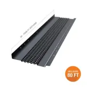 Gutter Guard 4?x 6? Strainers Aluminum Snap/Lock-In Universal in Black kit)