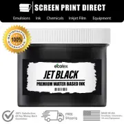 Ecotex® Jet Black Water Based Ink for Screen Printing - All Sizes