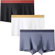 [Maiyifu-GJ] 3 Pack Mens Moisture-Wicking Boxer Briefs Soft Breathable Underwear Trunks Lightweight Comfortable Underpants, Color20, Large, Color20, Large