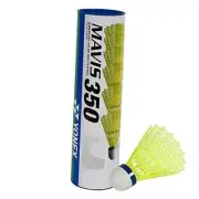 YONEX Mavis 350 Nylon Shuttlecock with Blue Cap (Yellow)