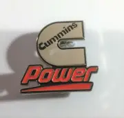 Cummins Power, Earth moving, badge, Hat Pin, Lapel Pin, 2 clutches, Diesel Truck