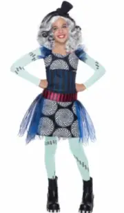 Rubies New Monster High Frankie Stein Child Costume Large 8-10 yrs