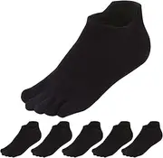[meaiguo] Toe Socks No Show Five Finger Socks Running Toe Socks for Men Women