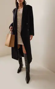 [House of Dagmar] Tailored Wool-Blend Coat