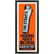 The Streets - Original Pirate Material Promotional Vintage Daybill Poster Framed