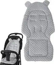 Baby Stroller Liner, Baby Pushchair Seat Liners Padded, Reversible Baby Stroller Insert Mat, High Chair Seat Cushion, Comfortable Breathable Stroller Mat For Pushchair Car Seat Stroller,All Season Use