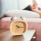 Twin Bell Loud Alarm Clock Battery Powered Vertical Alarm Clock For Kids Esp