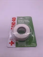 Bandaid Hurt Free Paper Tape 1 Roll 10 Yards First Aid