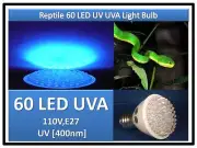 Doc Brown Pet Snake Dragon Reptile 60 LED UV UVa Light Bulb 110 240V E27 USACert