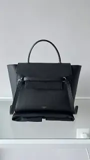 NWT Celine Micro Belt Bag Black Grained Calfskin