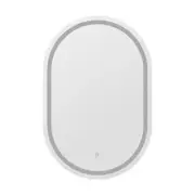 Embellir LED Wall Mirror With Light 50X75CM Bathroom Decor Oval Mirrors Vanity