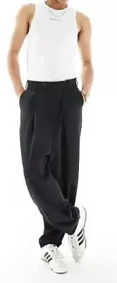 ASOS DESIGN balloon pants black Size 31 L30