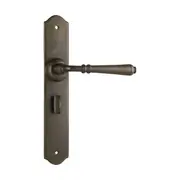 0774P Door Lever Reims Privacy Pair Antique Brass H240xW40xP70mm