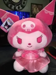 Hello Kitty Kuromi Pink Plush NWT 12 inches tall
