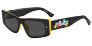 Dsquared2 D2 PAC 71C/IR Men's Sunglasses Black Size 57