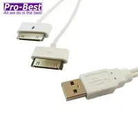 在飛比找PChome24h購物優惠-PRO-BEST USB-I30/SANSUNG充電傳輸兩用