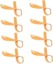 SOESFOUFU 8pcs Sturdy Nylon Hook Straps Multi Functional Tie Down Straps for Beach ATV for Secure Transport