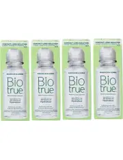 Bausch+Lomb Biotrue Multi Purpose Contact Lens Solution 2 Fl Oz Travel Kit - 4pk