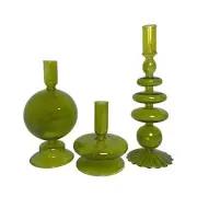 Candlestick Holders, Glass Candle Holders for Table Centerpiece, Taper Candle...