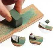 1set Wood Dual Sided Leather Buffing Blade Strop Razor Sharpener Polishing EV