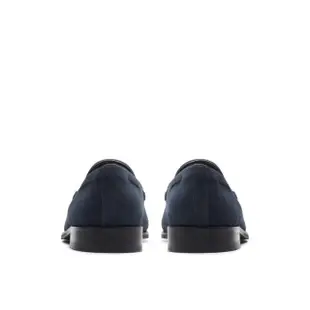 【Clarks】男鞋 Craft Arlo Trim 優質麂皮經典流蘇樂福鞋(CLM76137D)