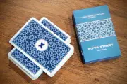 Fifth Street Blue PVC Poker Deck