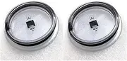 Milk Frother Lid Compatible with Nespresso Aeroccino 3 3R, Milk Frother Cover Replacement 3593 & 3594 Seal Parts(2pcs)