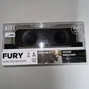 Altec Lansing Wireless Speaker Fury Portable Water Resistant IMW340