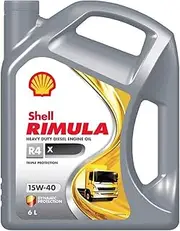 Shell LubricantsRimula R4 X 15W-40 (CI-4) Heavy Duty Diesel Engine Oil 6 Litre