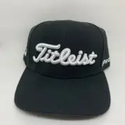 Titleist Golf Hat Cap Snapback Footjoy Pro V1 Black 'Monster Man' Adjustable NEW