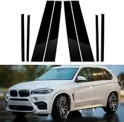 Door Window Pillar Trim for B/MW X5 F15 2014-2018 8Pcs Car Door Window Pillar Posts Trim Cover