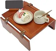 Wood Sofa Armrest Tray, SofaArm Tray, Wooden Arm Table for Drinks and Food, Adjustable Sofa Couch Arm Tray for Snacks or Dining, Wooden Side Tables for Small Spaces for Eating and Drink.
