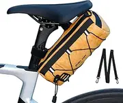 Weqizuerqi Handlebar Bag Motorcycle - Front Bag Biking Pouch Waterproof,Shoulder Strap, Riding Frame Bag, Cycling Pouch Multifunctional Waist Shoulder Bag for Outdoor Cycling Travel