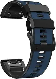 Fleshy Leaf 22mm vertical lines Band Bracelet Strap Compatible for Garmin Fenix 7,Fenix 6,Fenix 6 Pro,Fenix 5,Fenix 5 Plus,Approach S60 S62,Forerunner 935 945,Quick Release Strap Wristband