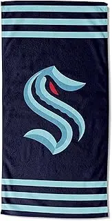 Northwest NHL Seattle Kraken Beach Towel, 30" x 60", Stripes