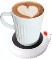 Electric Desk Cup Warmer - Candle Warming Plate - Coffee Mug Heater