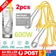2PK Water Boiler 600W Travel Heater Element Electric Hot Water Coffee Immersion