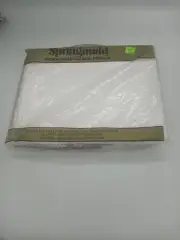 Vintage Springmaid Double Flat Sheet White Made in USA 81 x 96 Inches