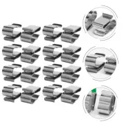 50 Pcs Photovoltaic Clamp Cable Solar Panel Clamps Wire Fixing Clip