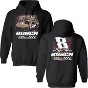 Checkered Flag Sports Kyle Busch 2025 Rebel 2-Spot Hoodie Outerwear Sweatshirt Black, Black, Large