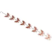 Steel Leaf Rain Chain, Garden Gift for Mom, Gutters, Rain Catcher for6916