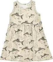 [Caihoyu] Girl Sleeveless Dresses Toddler Kids Swing Casual Spring Dresses Birthday Gift, Multicolor05, 6 Years
