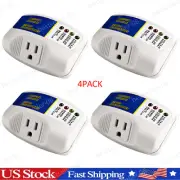 4Pack US 120V Voltage Protector Surge Home Refrigerator Power Outlets