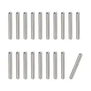 1.8x12mm Dowel Pins, 20pcs Round Head Flat Chamfered End Dowel Pin
