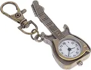 [DEARMAMY] Pocket Watch Lanyard Watch Camper Retro Watch Circle Carabiner Fob Watch Son Gold Automatic Keychains Clip Watch Watches Retro Keychain Retractable Ring Men Ordinary Glass Mirror