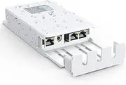 VIMIN 2-Port Gigabit PoE Extender for Outdoor Use, 1-in-2-Out PoE Repeater with 1000 Mbps, IEEE802.3af/at Compatible, IP65, Extends Power and Data Transmission by Additional 100 m