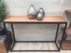 Modani Italian Designer Walnut Console Table Hallway Entry Bedroom Living Style